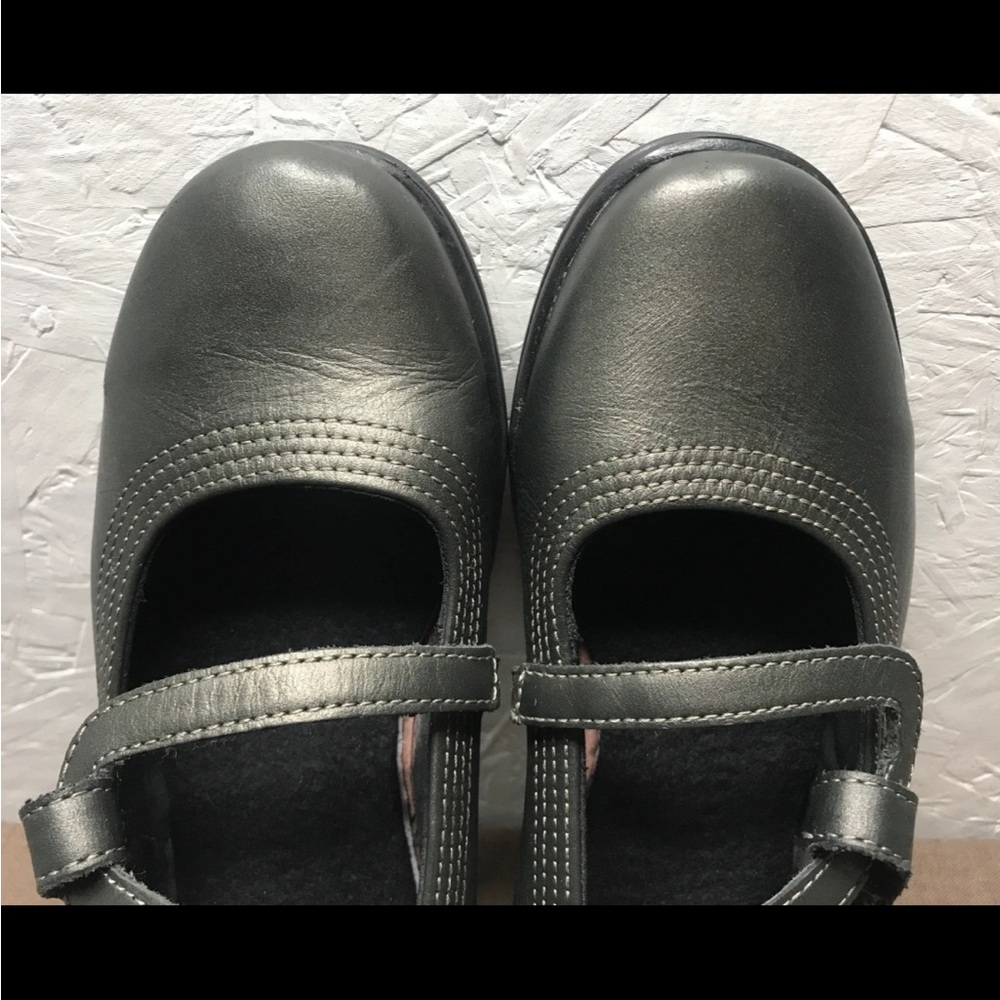 Apex Petals Janice Women's Mary Jane Pewter Leather Size 6W with Propet Inserts - Picture 4 of 14